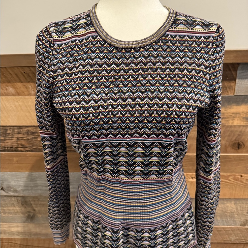Shoshanna Vibrant Striped Sweater